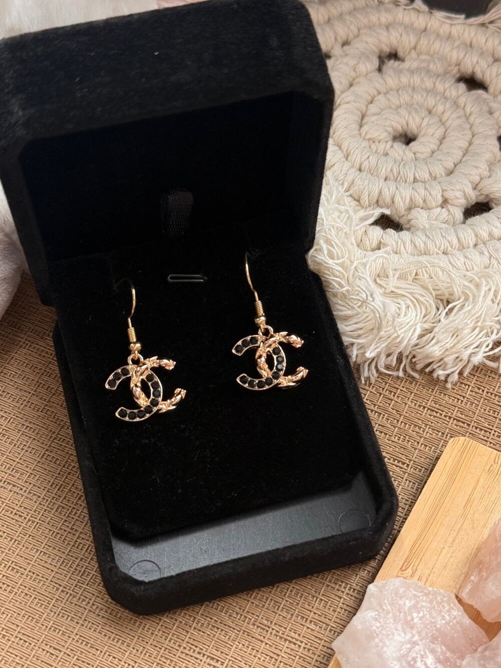 Vintage CC Logo Upcycled Earrings : BOGO Sale! ✨